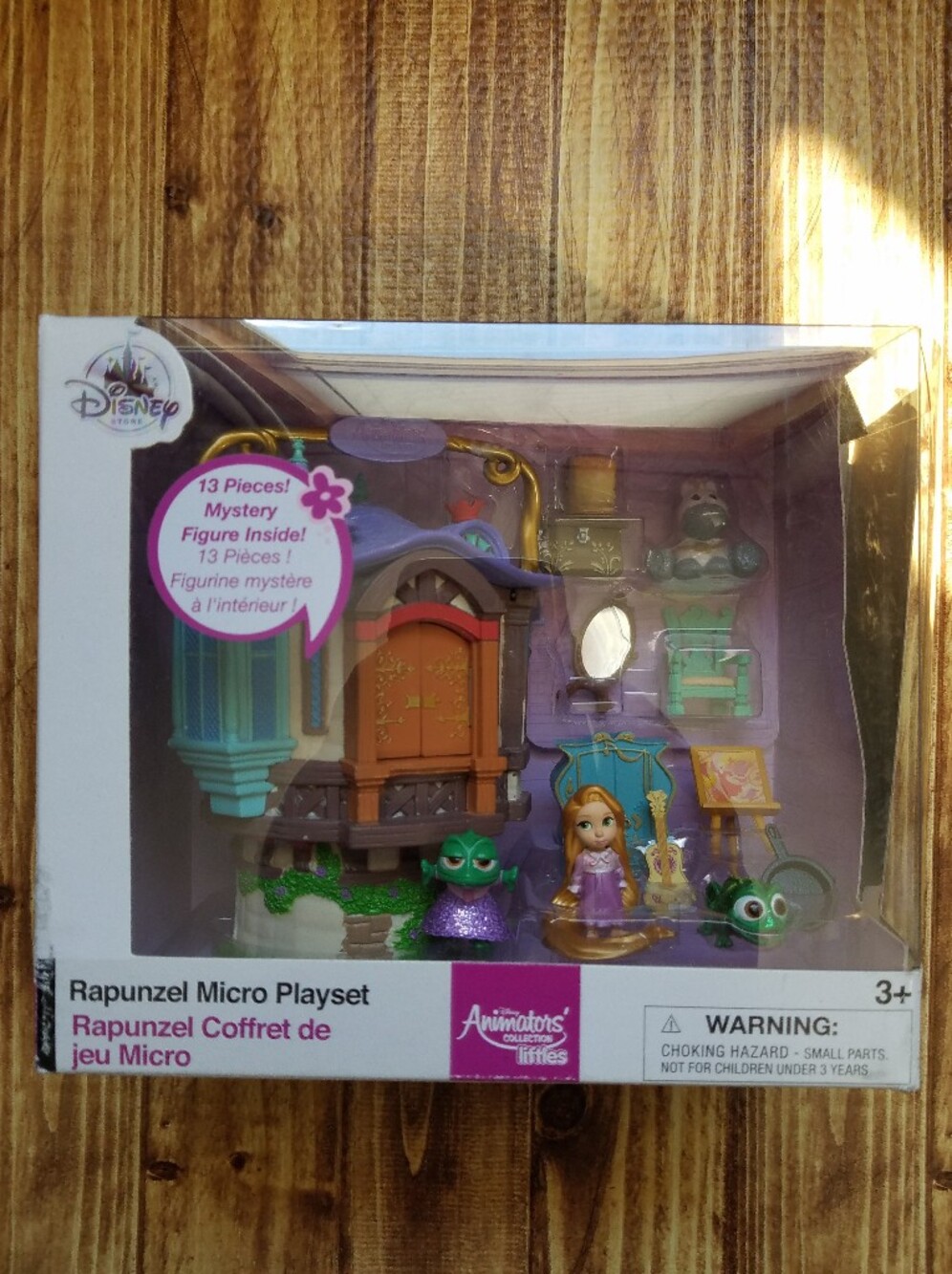 Disney Store Animators' Collection Littles Micro Playset Rapunzel Tangled Tower